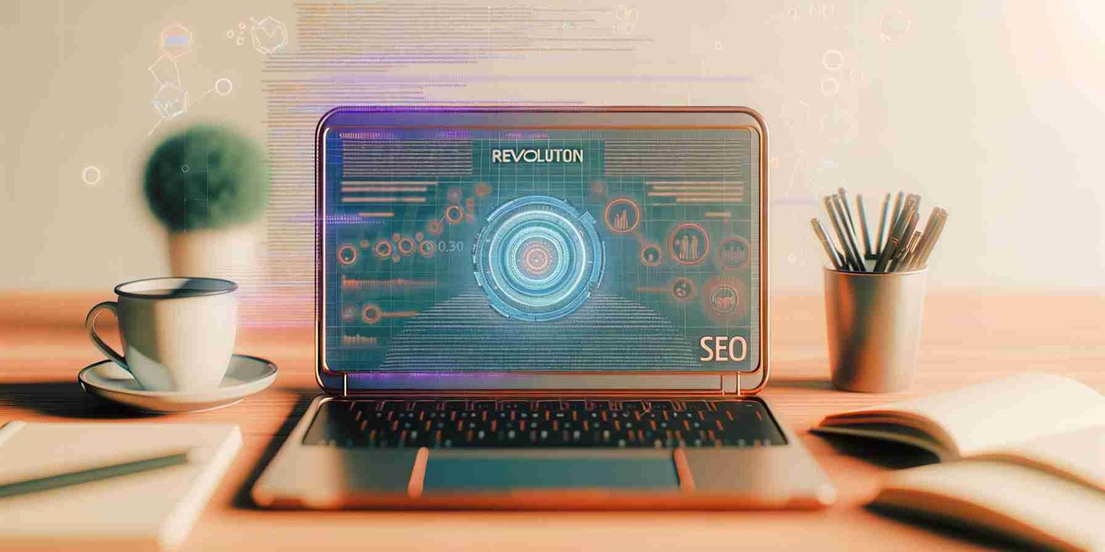 An image illustrating How AI is Revolutionizing Content Marketing & SEO