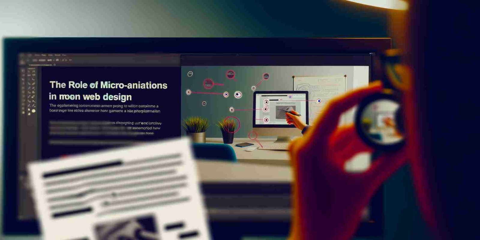An image illustrating The Role of Micro-Animations in Modern Web Design