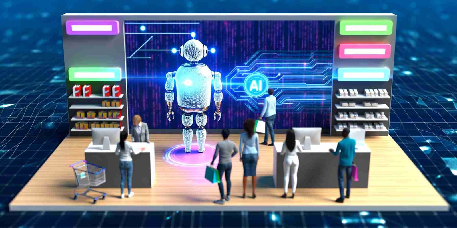 An image illustrating How AI Agents Are Revolutionizing E-commerce Customer Service