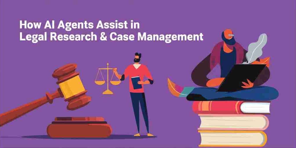 An image illustrating How AI Agents Assist in Legal Research and Case Management